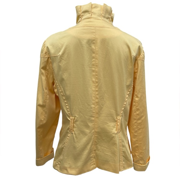 Sandro Buttercup Yellow Jacket women’s size Large like new - Picture 4 of 7